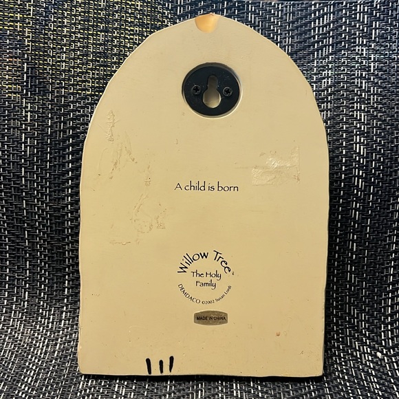 Willow Tree A child is born Plaque 4x6” - Picture 2 of 3
